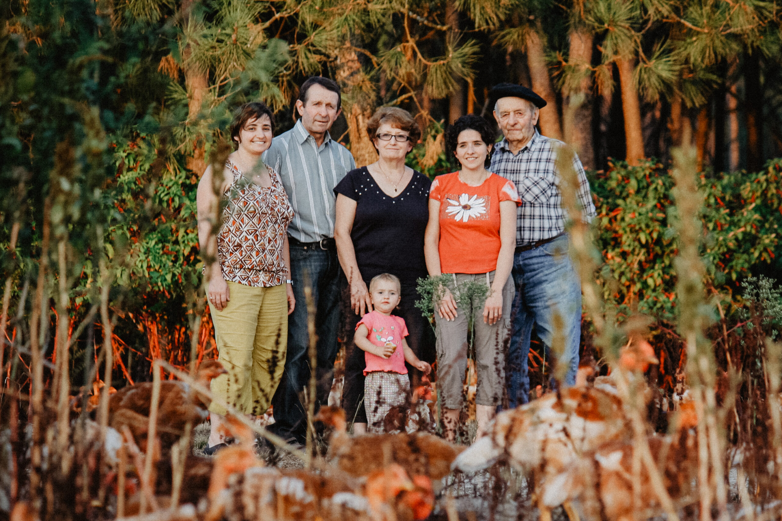 Famille-Brun-Christelle-Noemie-Christian-Volaille-Magescq